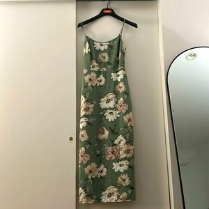 Green Floral Dress